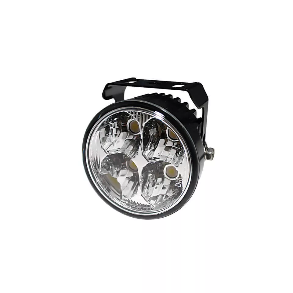 HIGHSIDER pro LED Daytime Running Light Black Round (1pc)