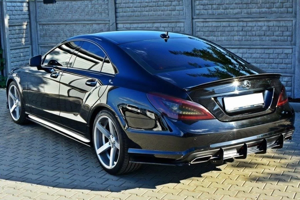 Diffusor Heck Ansatz Passend Für Heckschürze Passend Für MERCEDES CLS C218 AMG LINE