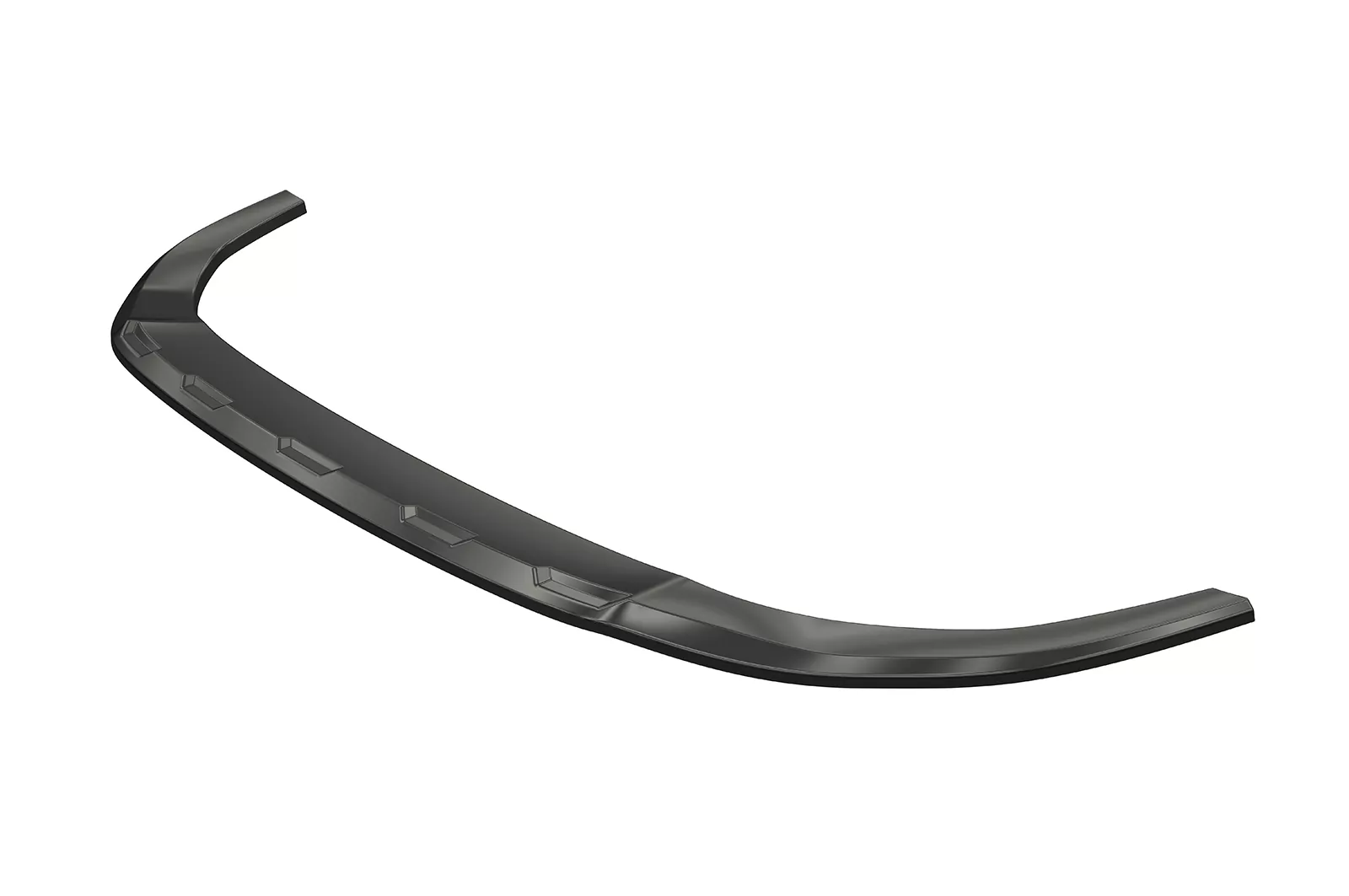 Cup-Spoilerlippe mit ABE für VW Golf 8 GTI, GTD, GTE, R-Line CSL429 Strukturiert (schwarz matt)