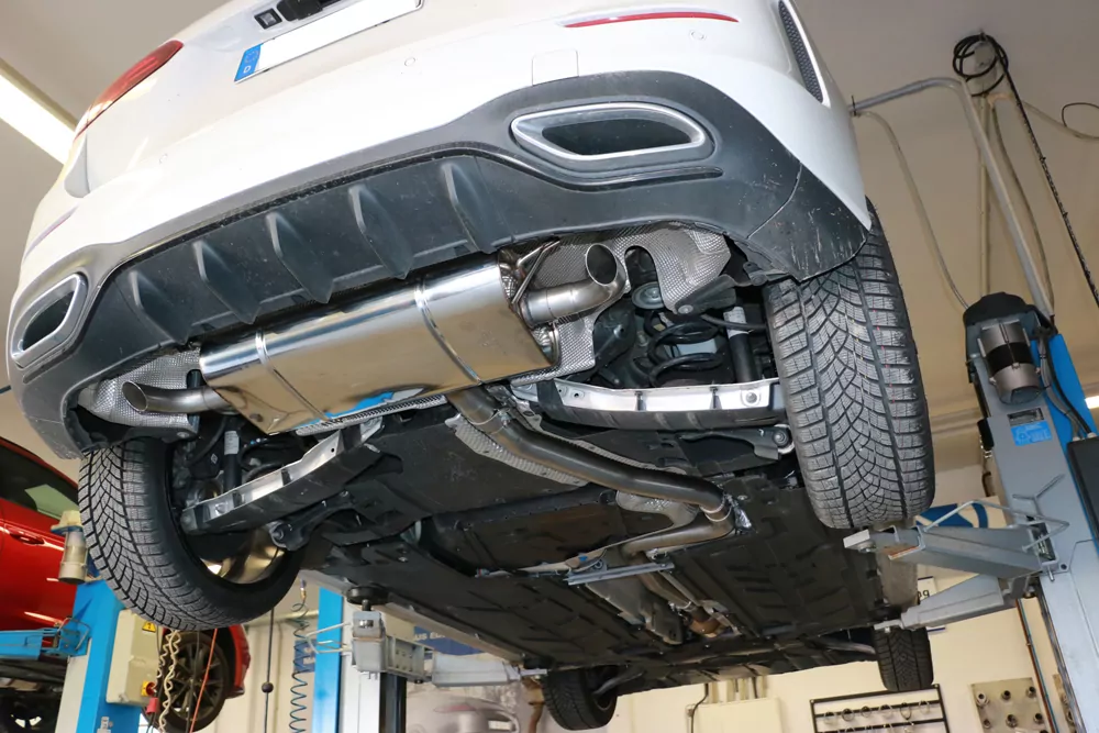 Mercedes B-Klasse - 247  Endschalldämpfer quer Ausgang rechts/links