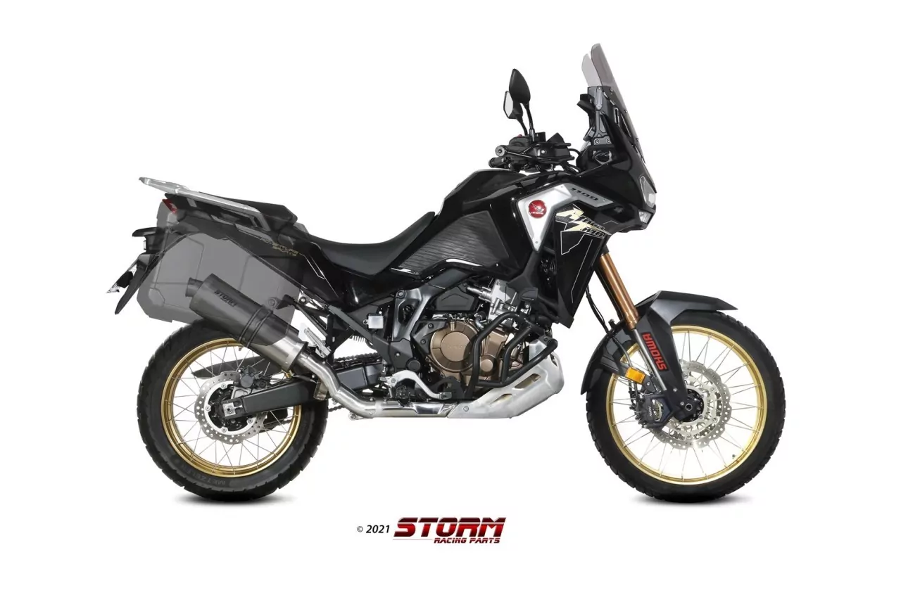 Storm By MIVV OVAL Edelstahl HONDA CRF 1100 L AFRICA TWIN 20-21