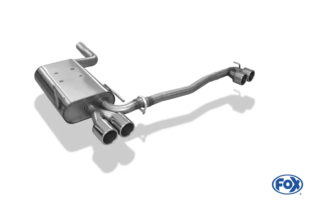 Mercedes CLK Typ 208  Endschalldämpfer Ausgang rechts/links - 2x76 Typ 12 rechts/links