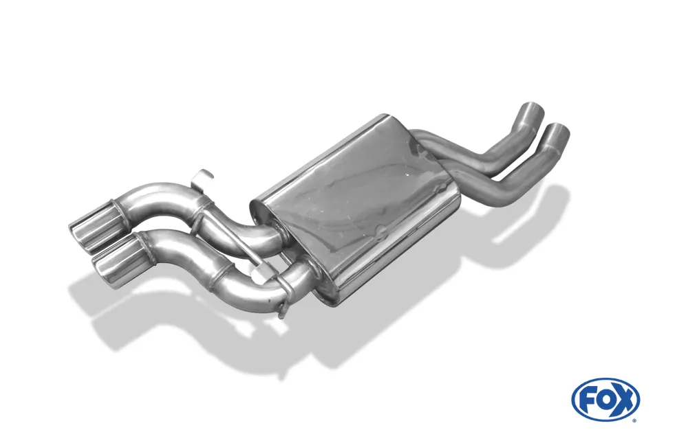 Audi V8 Typ D11  Endschalldämpfer - 2x70 Typ 16