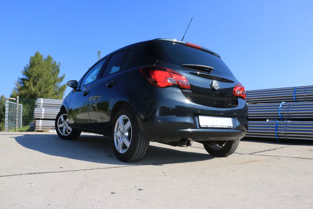 Opel Corsa E  Endschalldämpfer - 1x90 Typ 25