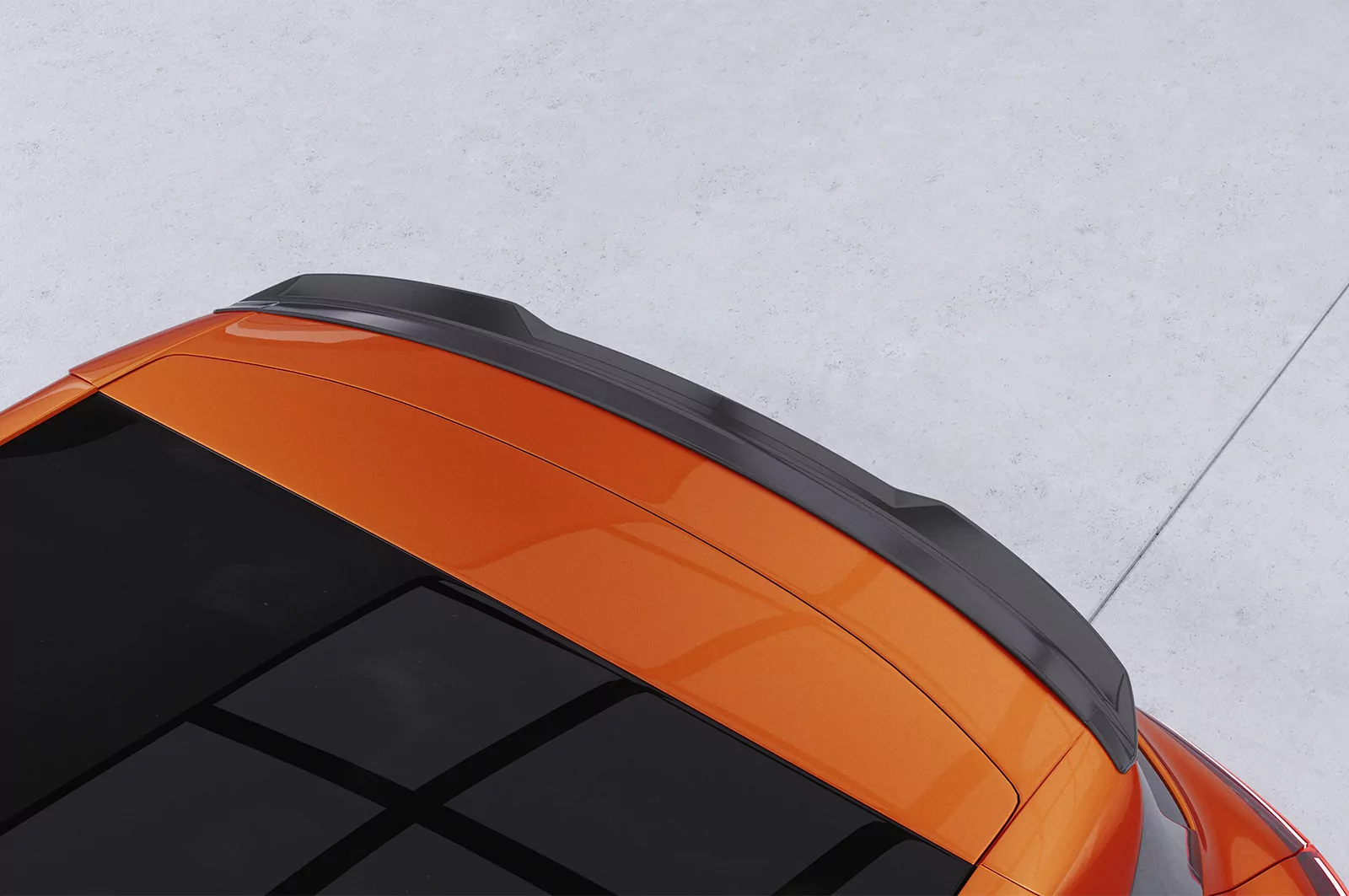 Heckflügel mit ABE für Renault Clio 5 HF812 Strukturiert (schwarz matt)