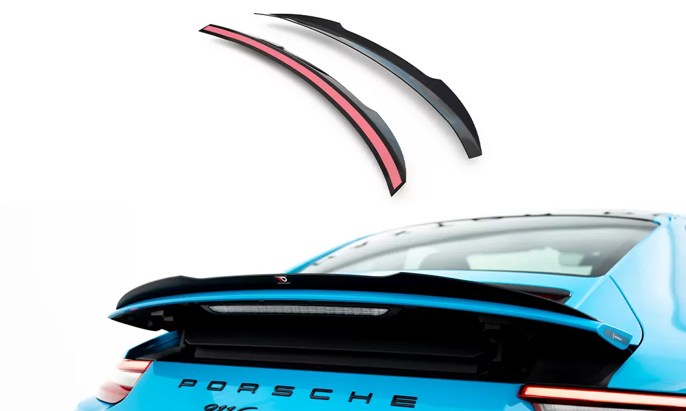 Spoiler CAP Passend Für Porsche 911 Carrera 991 Schwarz Hochglanz