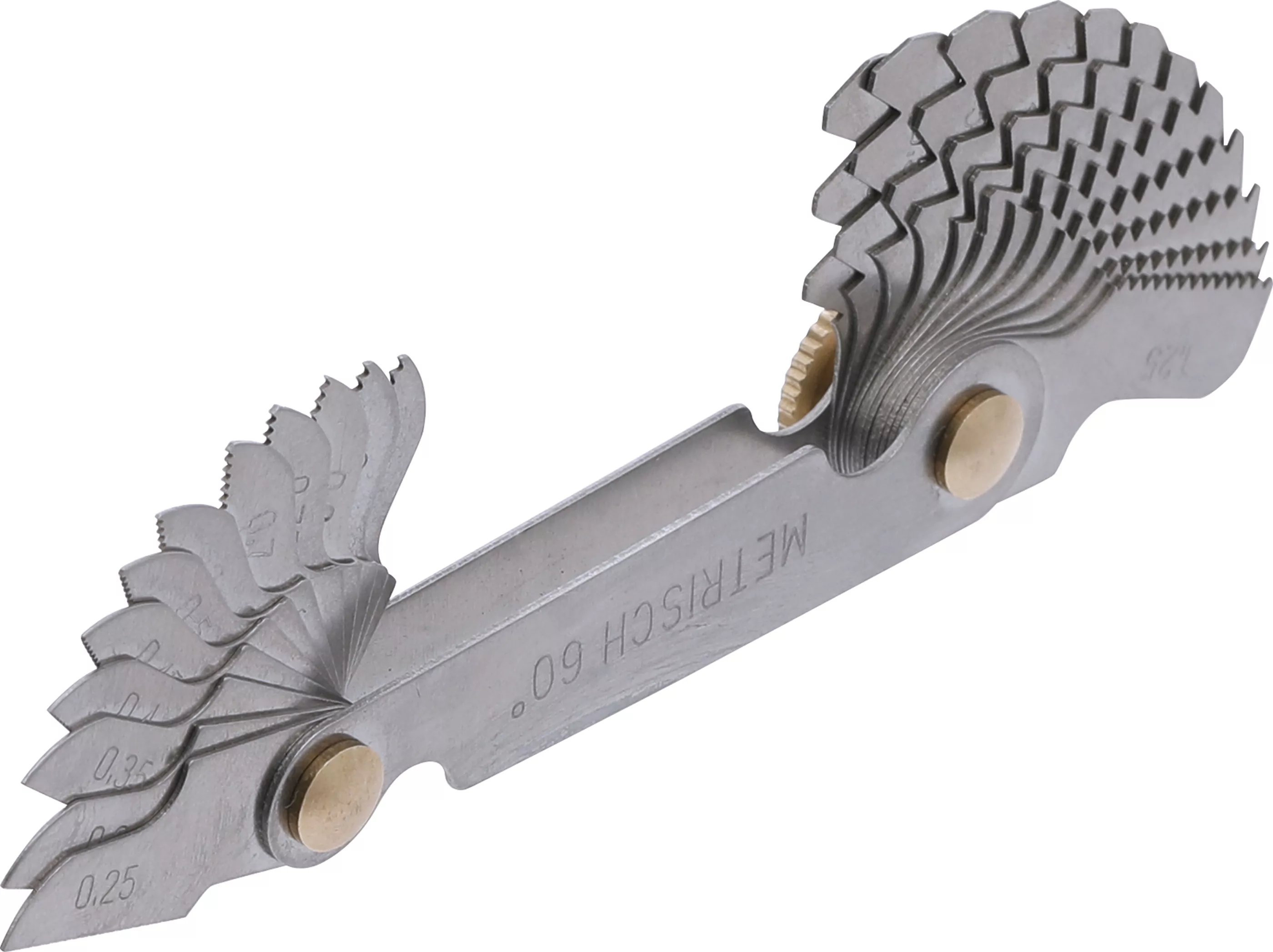 Gewindeschablone | 24 Blatt | metrisch 0,25 - 6,00 mm