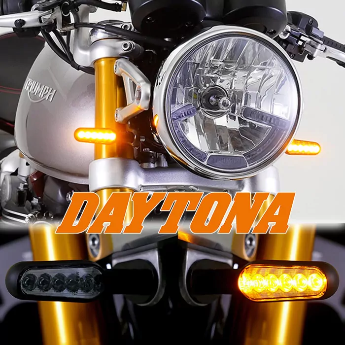 Led-blinker Stellar | Sequenziell | Alu | Schwarz Getönt | Paar | M8 | L 78 X T 23 X H 16mm | E-gepr