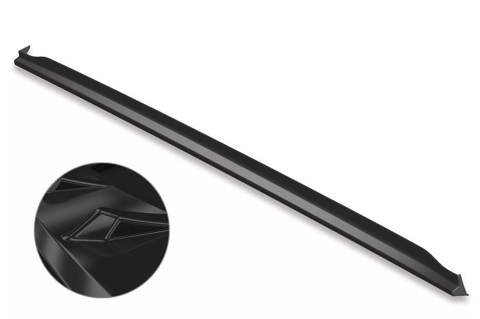 Seitenschweller für VW Scirocco III Typ 13 Glossy (schwarz hochglanz)