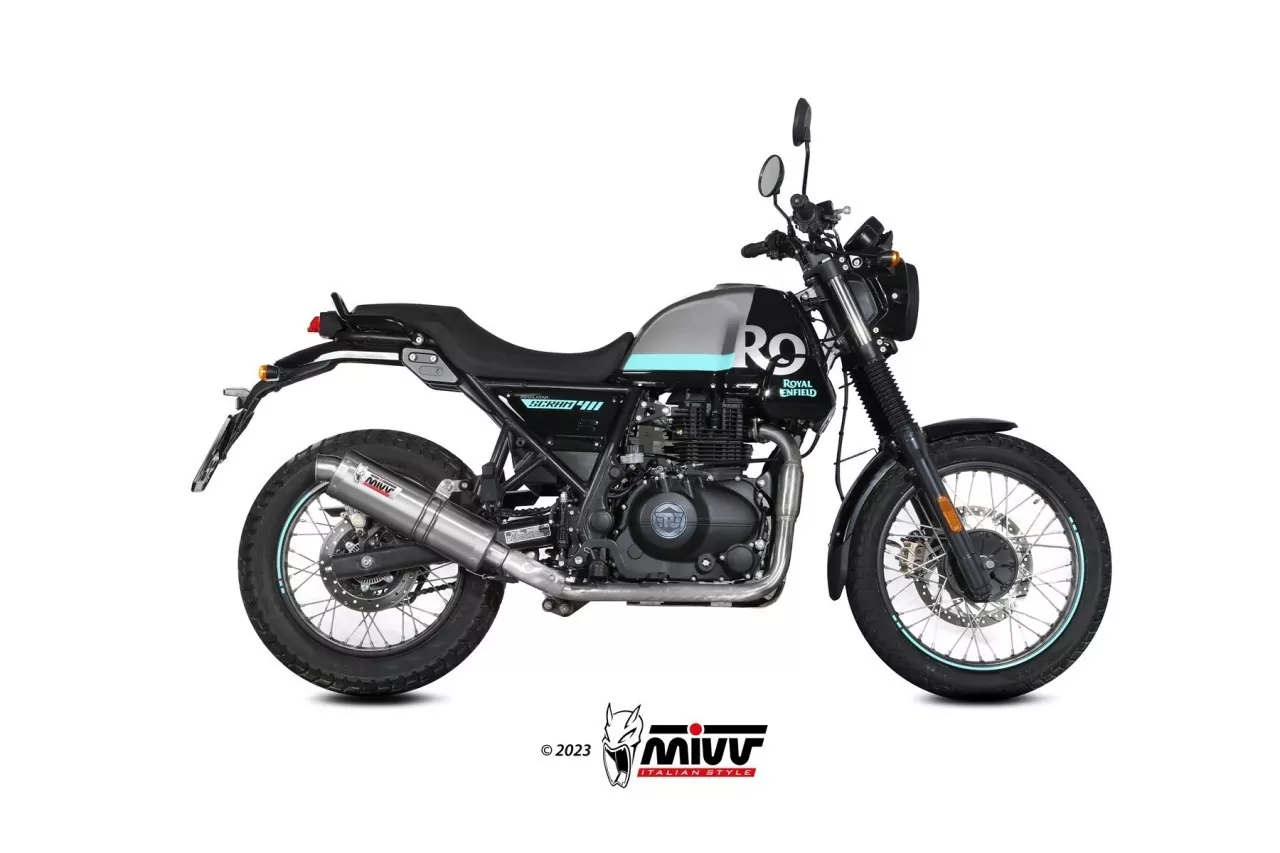 MIVV Endschalldämpfer Oval Edelstahl ROYAL ENFIELD SCRAM 411-HIMALAYAN 22-24