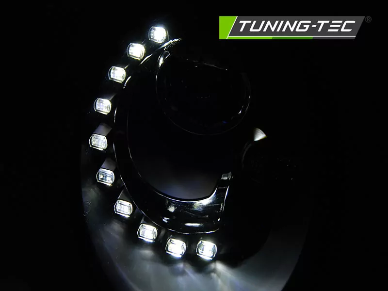 HEADLIGHTS DAYLIGHT BLACK fits VW NEW BEETLE 06-12