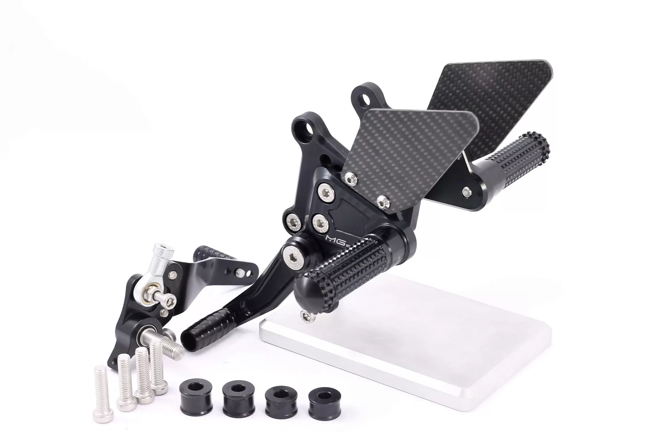MG Biketec Sportfussrastenanlage / Rastenanlage / Fußrastenanlage mit ABE, gültig in D - A - CH für Ducati 748 ab 1995-1997