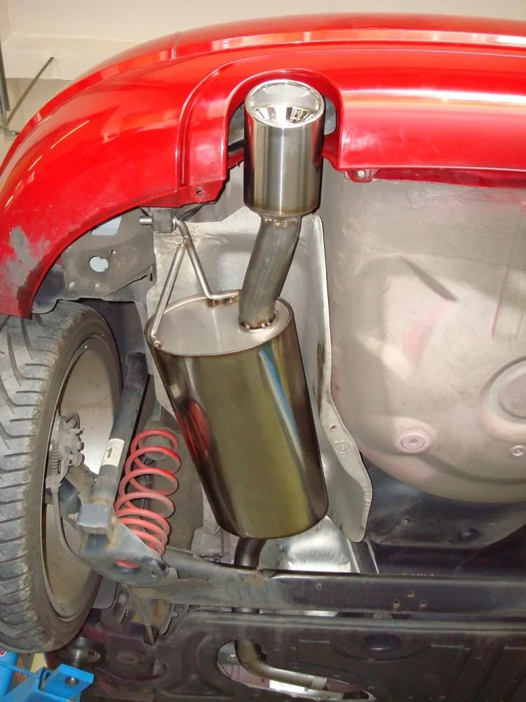 Audi TT 8N - Frontantrieb  Endschalldämpfer - 1x100 Typ 17