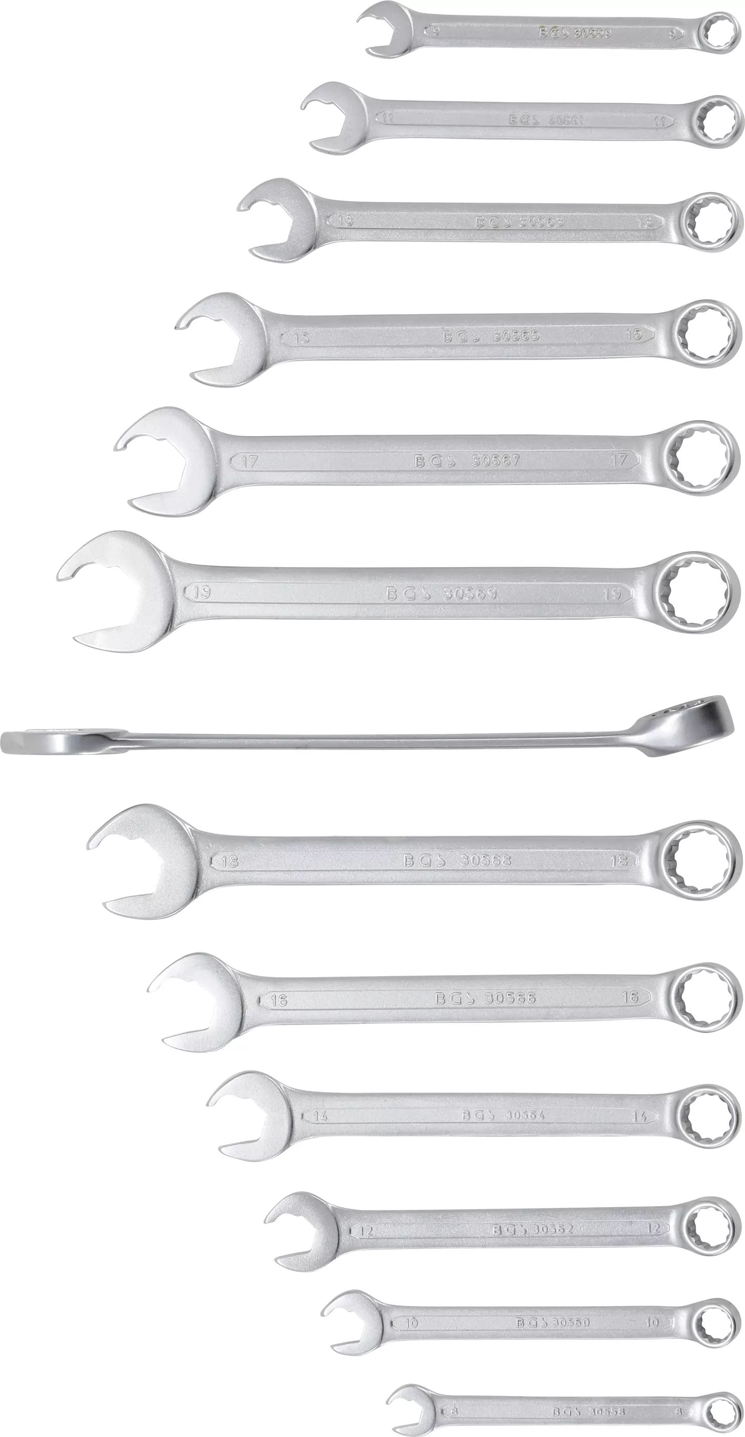 Maul-Ringschlüssel-Satz | Maulseite mit Ratschenfunktion | SW 8 - 21 mm | 13-tlg.