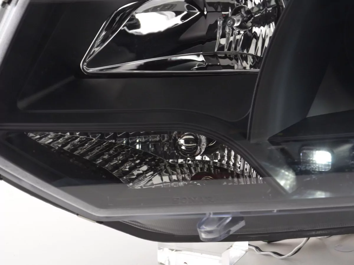 Scheinwerfer Set Daylight LED Tagfahrlicht VW Bus T5 Bj. ab 2009 schwarz