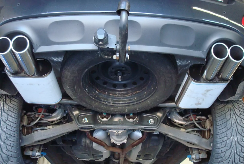 Hyundai Santa Fe 4x4 - CM  Endschalldämpfer rechts/links - 2x90 Typ 16 rechts/links