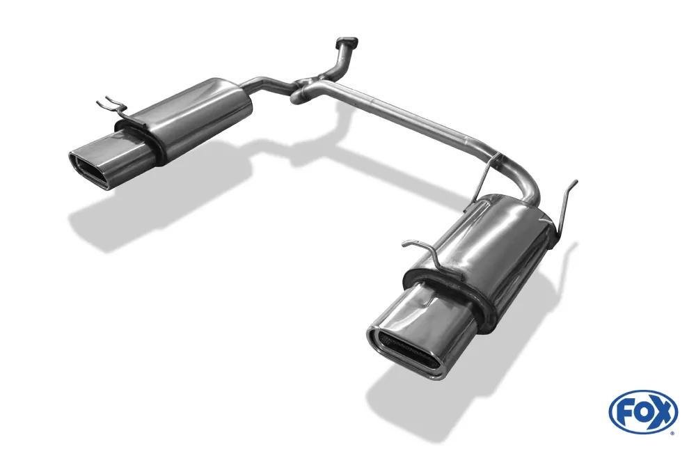 Hyundai Accent Typ LC  Endschalldämpfer rechts/links - 160x80 Typ 53 rechts/links