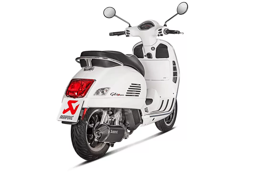 Akrapovic Slip-On Line (SS) Auspuff für Vespa GTS Super 125 / Sport / Tech ab Modelljahr 2021