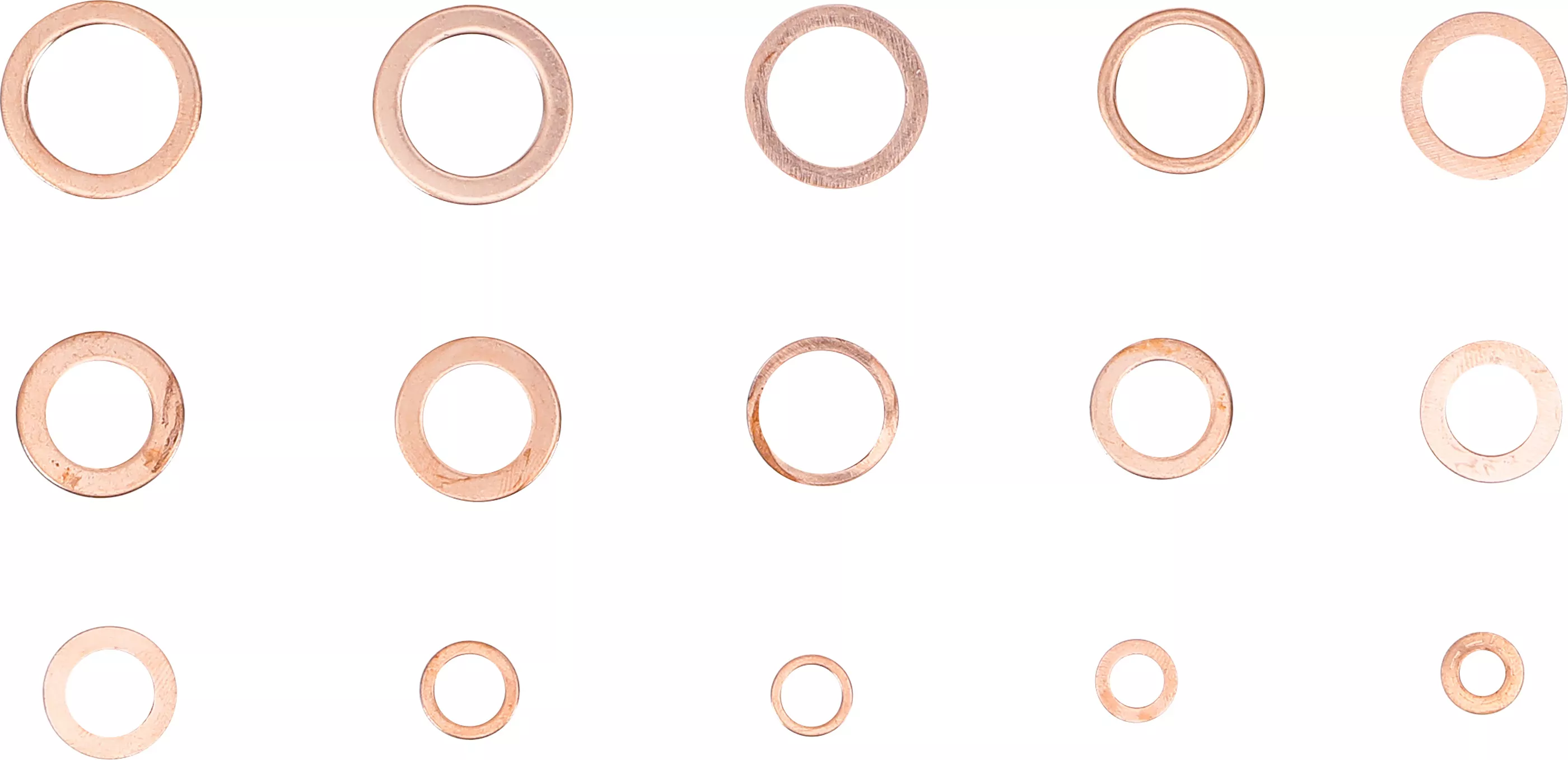 Dichtring-Sortiment | Kupfer | Zollgrößen | für Öl-Ablassschrauben | 75-tlg.