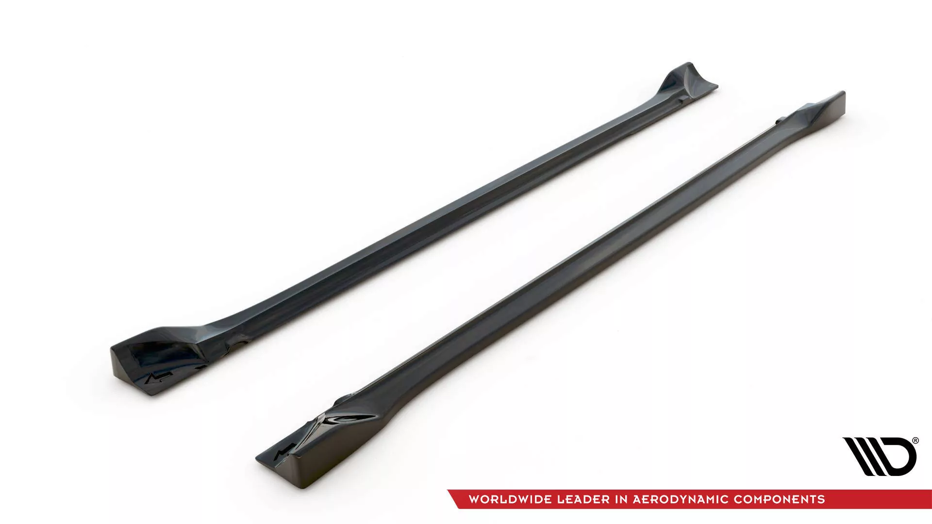 Seitenschweller Ansatz Für Dodge Challenger SRT Hellcat Widebody Mk3 Schwarz Hochglanz