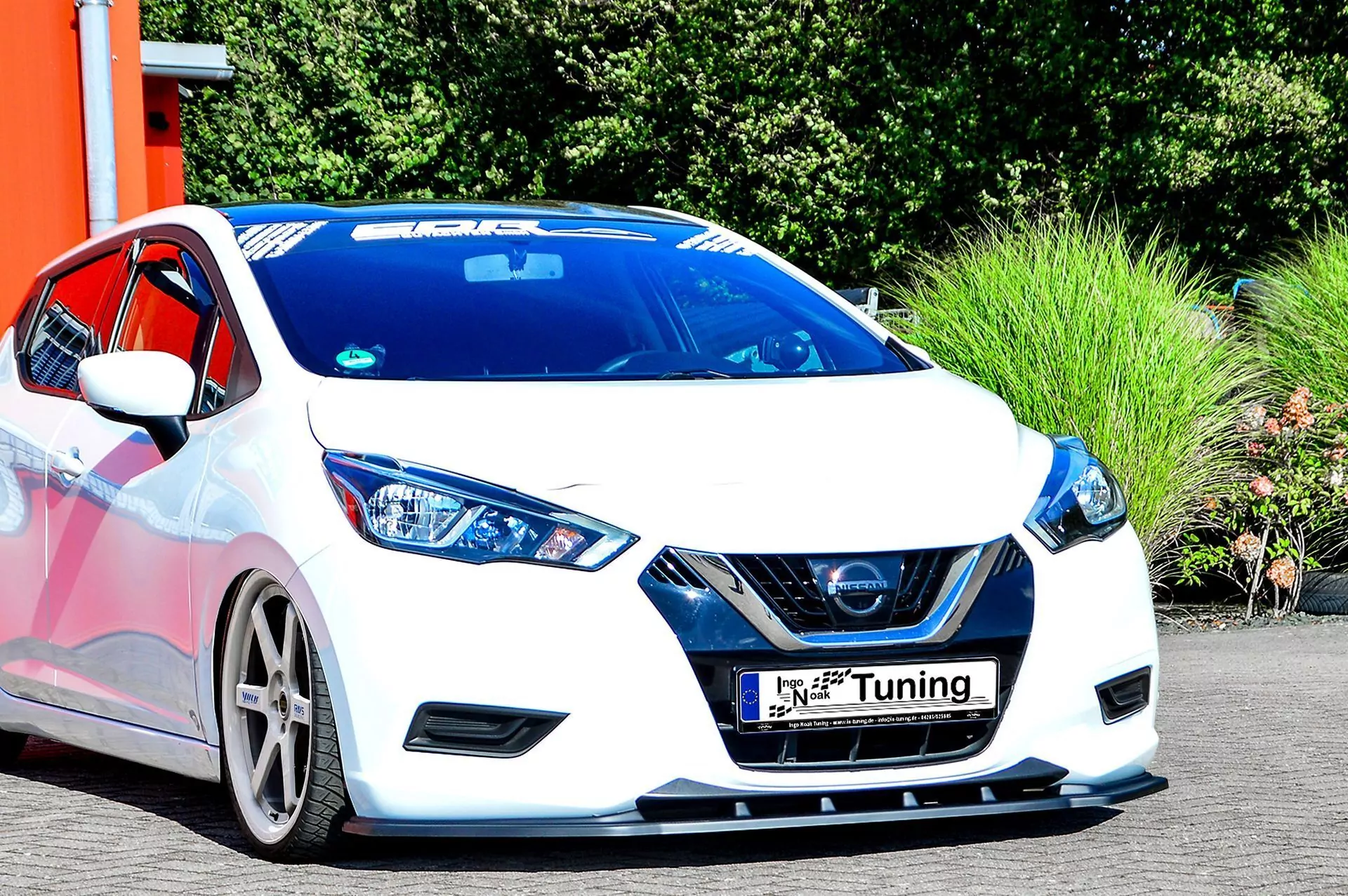 Frontspoilerlippe Cuplippe für Nissan Micra 5 K14