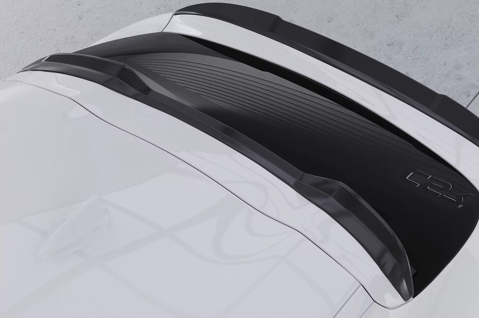 Heckflügel mit ABE für BMW X4 G02 HF929 Schwarz Strukturiert