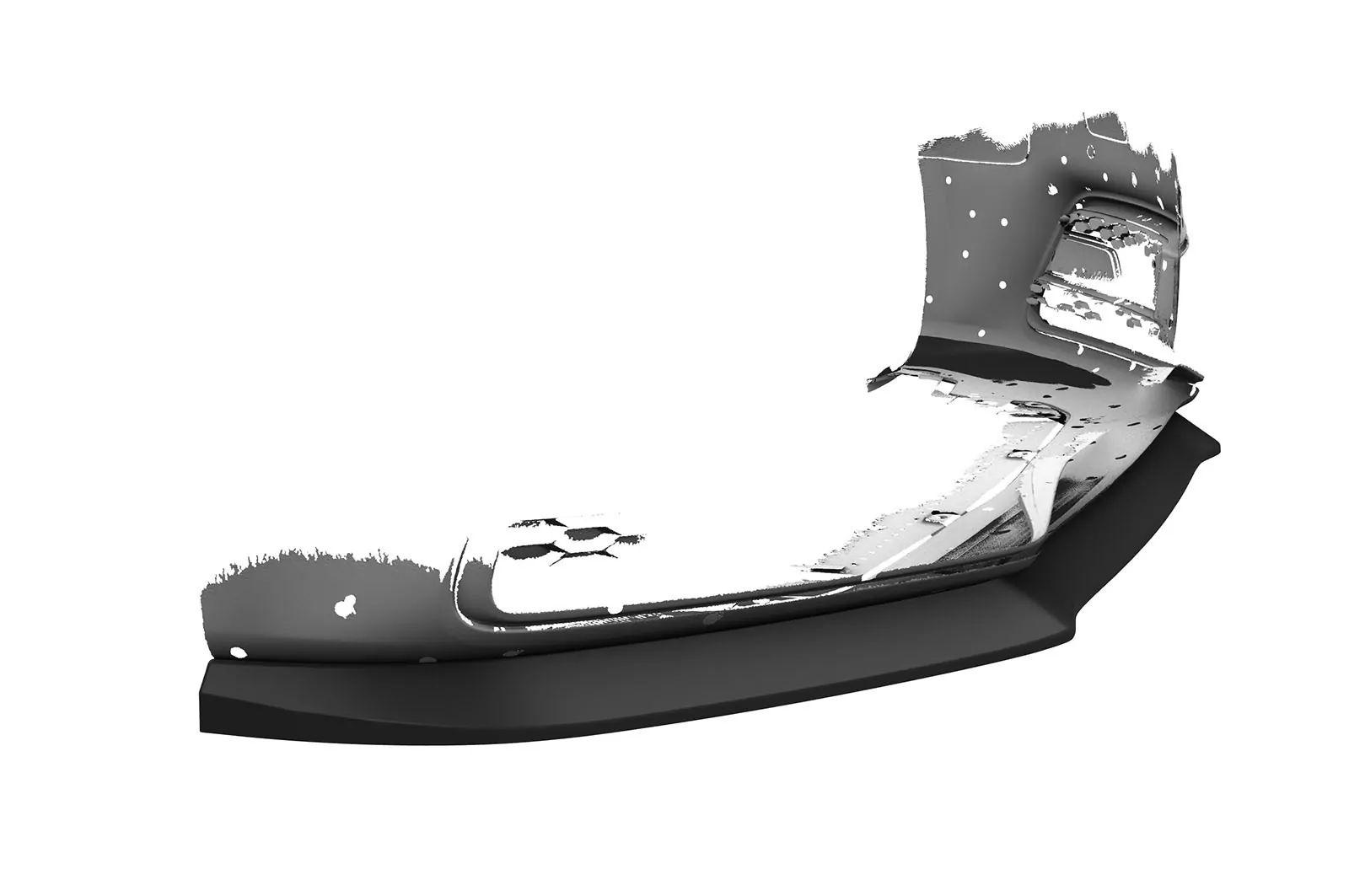 Cup-Spoilerlippe mit ABE für Audi A5/S5 8T CSR-CSL187-M Carbon Look (matt)