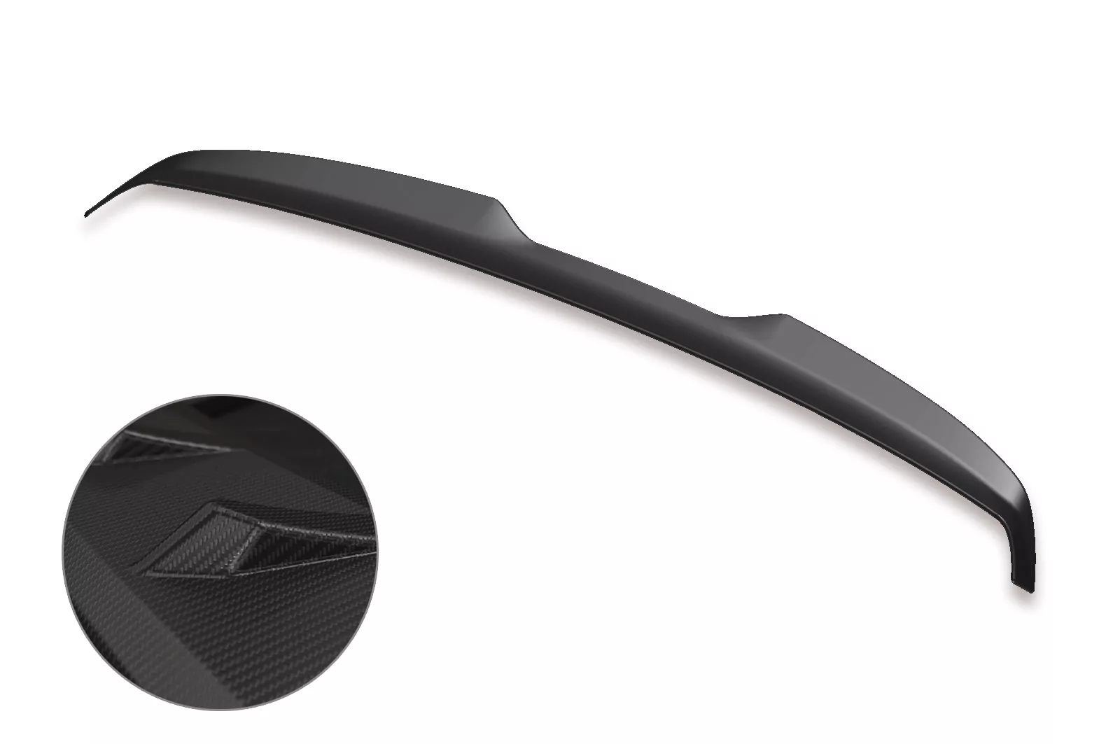 Heckflügel mit ABE für VW Golf 7 Variant HF650-M Carbon Look (matt)