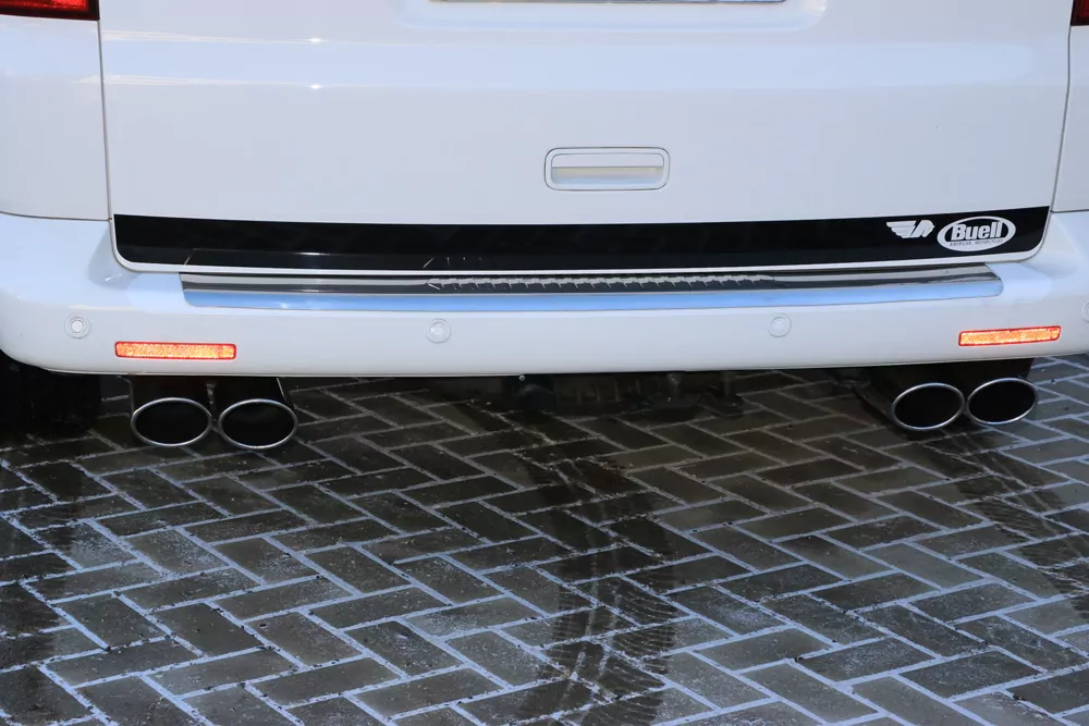 VW Bus T5/ T6  Endschalldämpfer Ausgang rechts/links - 2x115x85 Typ 32 rechts/links