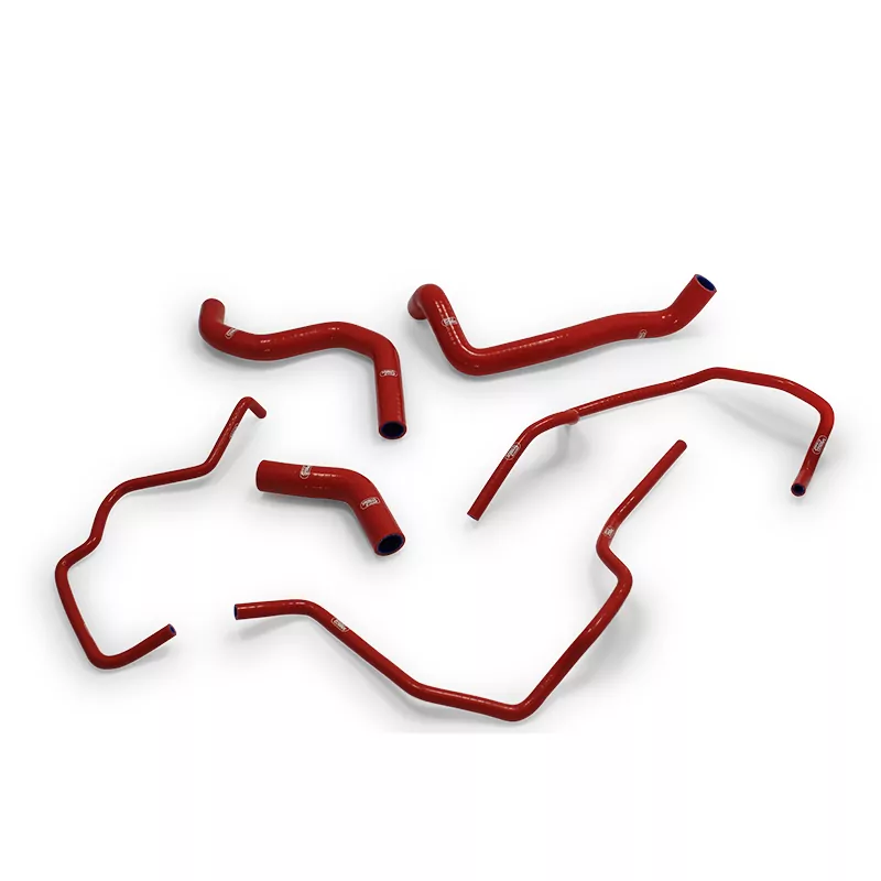 SAMCO SPORT Siliconschlauch Kit rot für Triumph Street Triple 660 und 765 Modelljahr 2017-2023