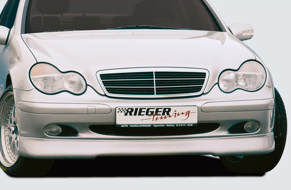 Rieger Spoilerlippe für Classic/Elegance für Mercedes C-Klasse (W203) | Lim. 05.00- -> nicht Sportcoupé, bis Modell 03.04