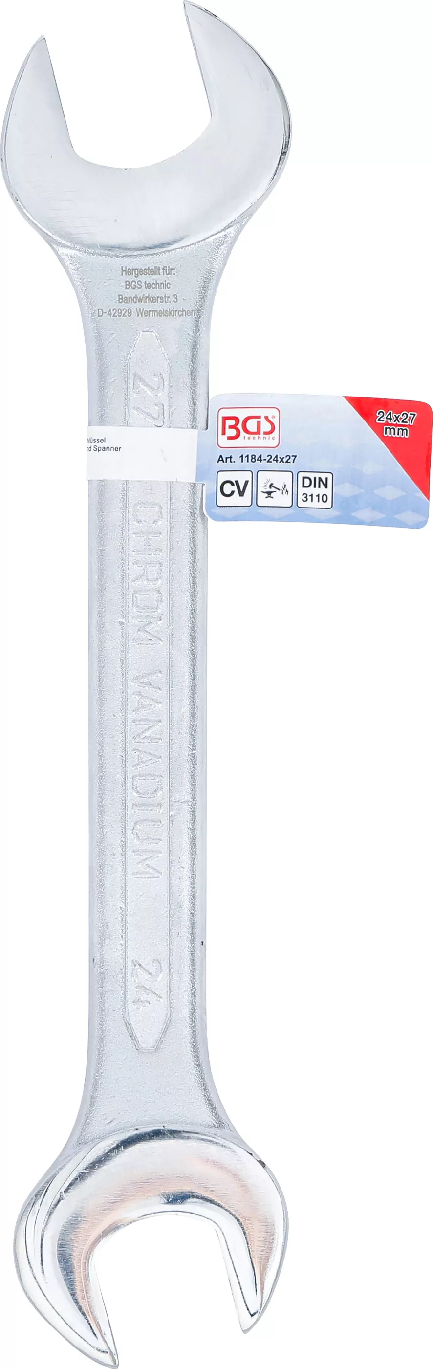 Doppel-Maulschlüssel | SW 24 x 27 mm