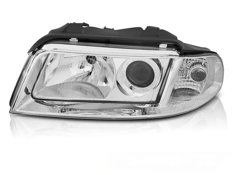 Headlight Chrome Left Side Tyc Fits Audi A4 B5 99-00