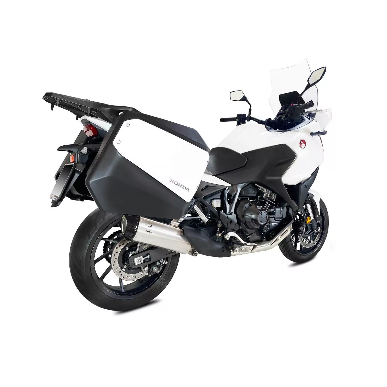 IXRACE Desert Edelstahl-Endtopf für Honda NT 1100, 22-, Euro 5 E-geprüft