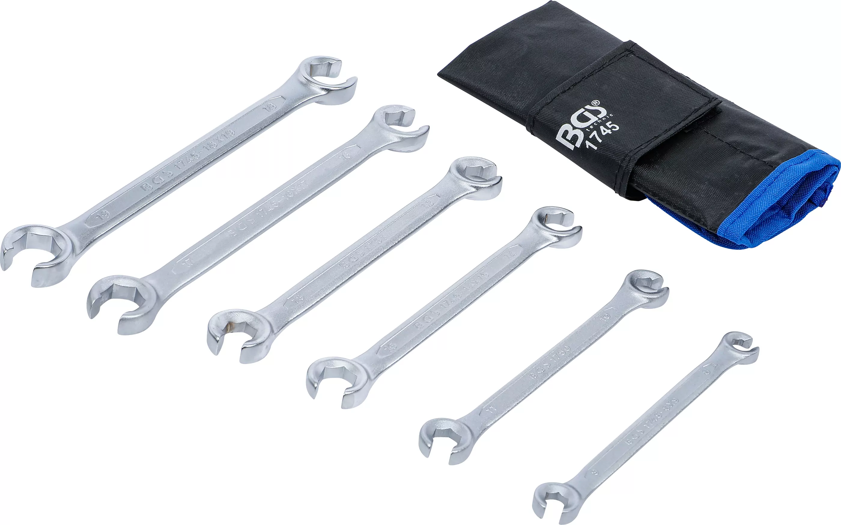 Offener Doppel-Ringschlüssel-Satz | SW 8 x 9 - 18 x 19 mm | 6-tlg.