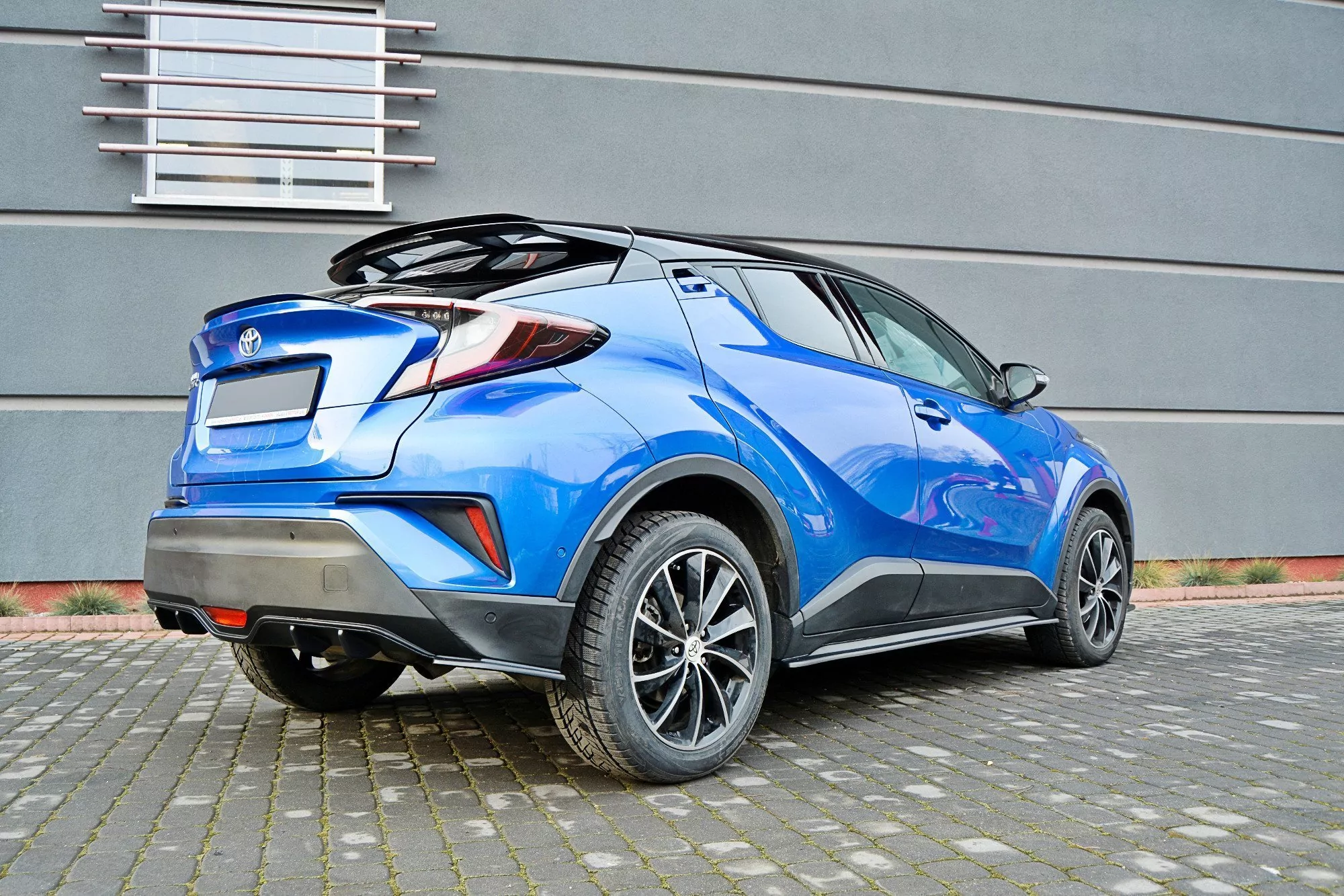 Spoiler CAP Passend Für Passend Für TOYOTA C-HR Schwarz Hochglanz Schwarz Hochglanz