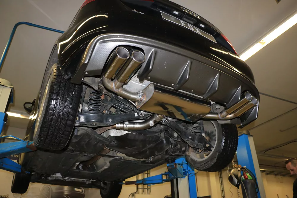 Audi A3 - 8V Sportback  Endschalldämpfer Ausgang rechts/links - 2x88x74 Typ 32 rechts/links