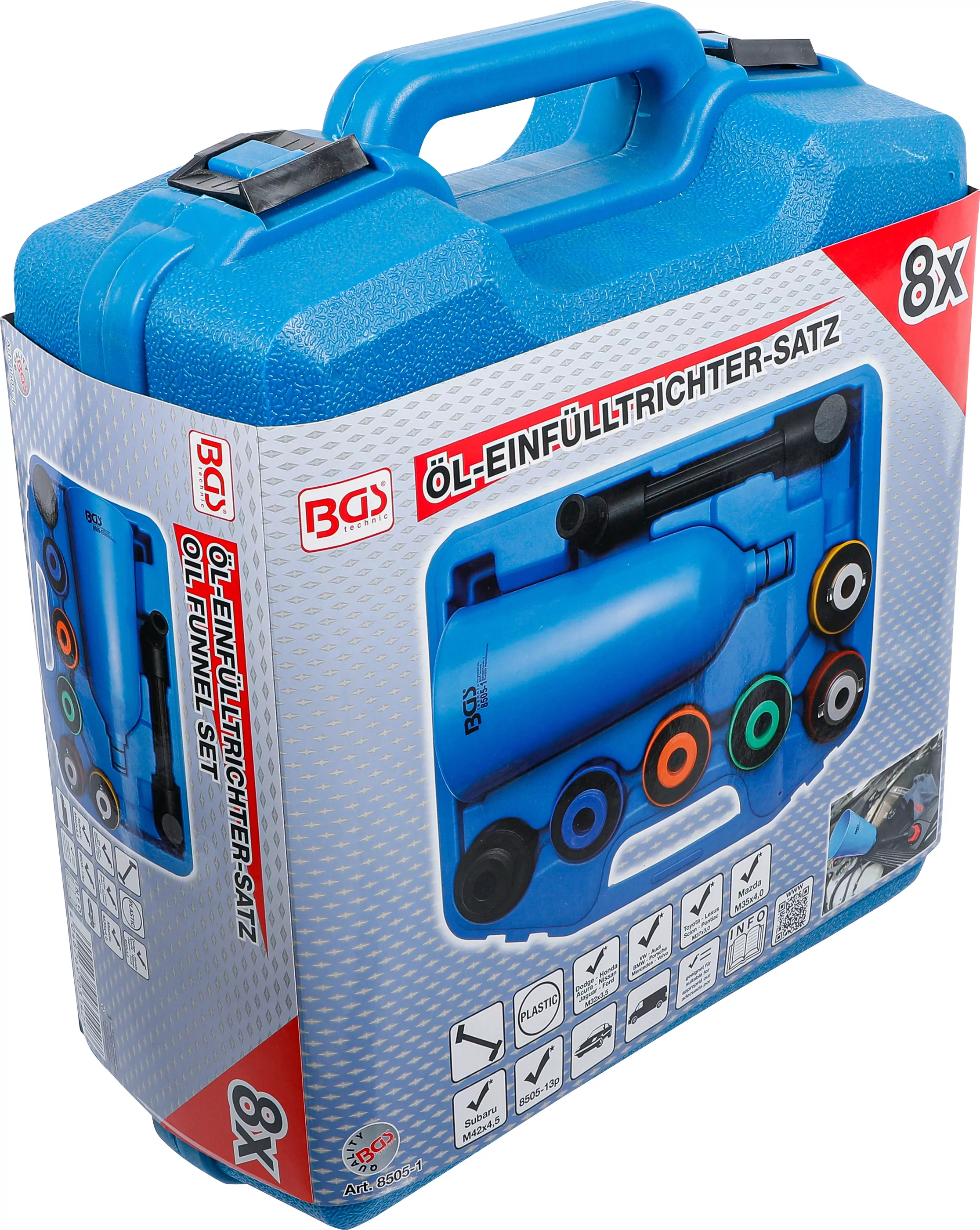 Öl-Einfülltrichter-Satz | Kunststoffausführung