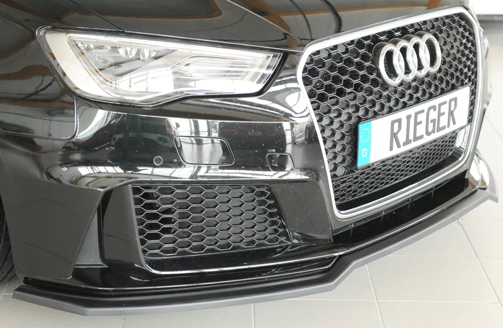 Rieger Spoilerschwert matt schwarz für Audi RS3 (8V) 5-tür. (Sportback 8VA / 8VF) 04.15-01.17 (bis Facelift)