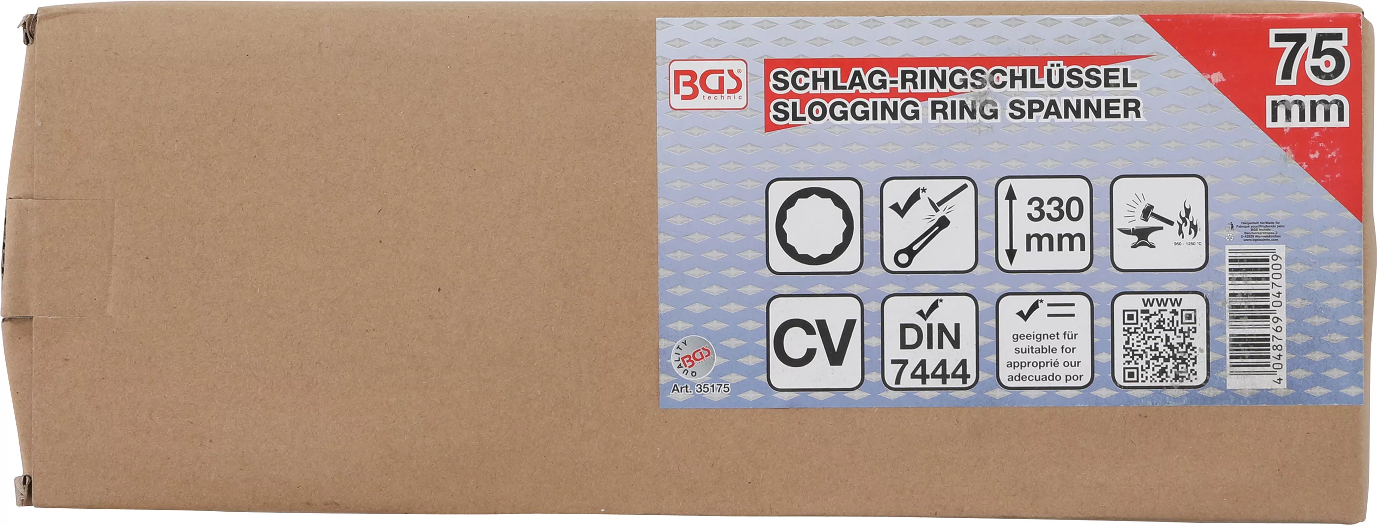 Schlag-Ringschlüssel | SW 75 mm