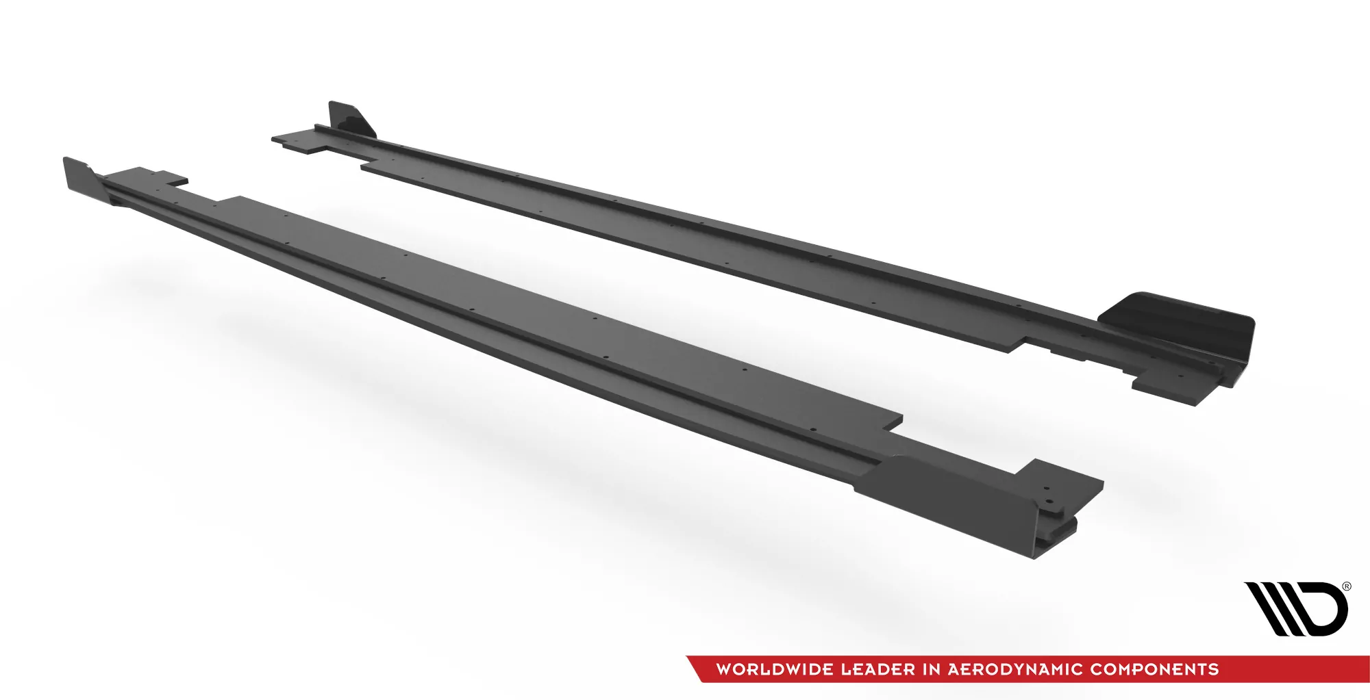 Street Pro Seitenschweller Ansatz Für + Flaps Hyundai I20 N Mk3 Schwarz Hochglanz