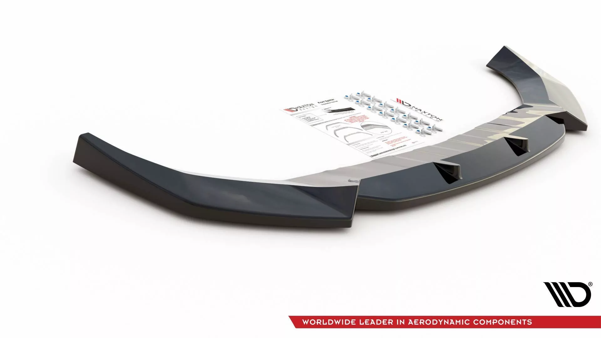 Front Ansatz Passend Für Skoda Karoq Sportline Schwarz Hochglanz