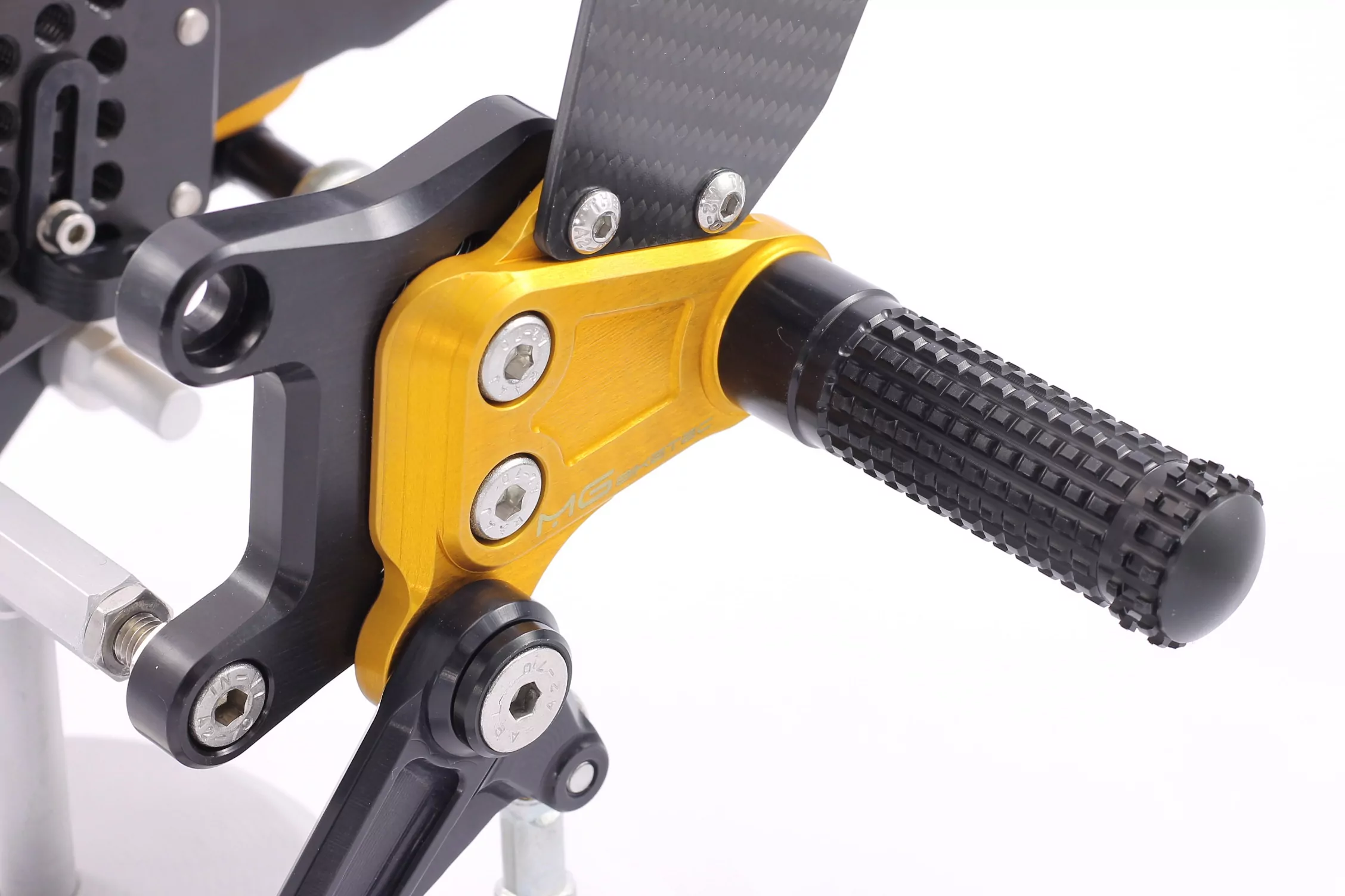 MG Biketec Sportfussrastenanlage / Rastenanlage / Fußrastenanlage mit ABE, gültig in D - A - CH für Aprilia RSV4 1000 ab 2009