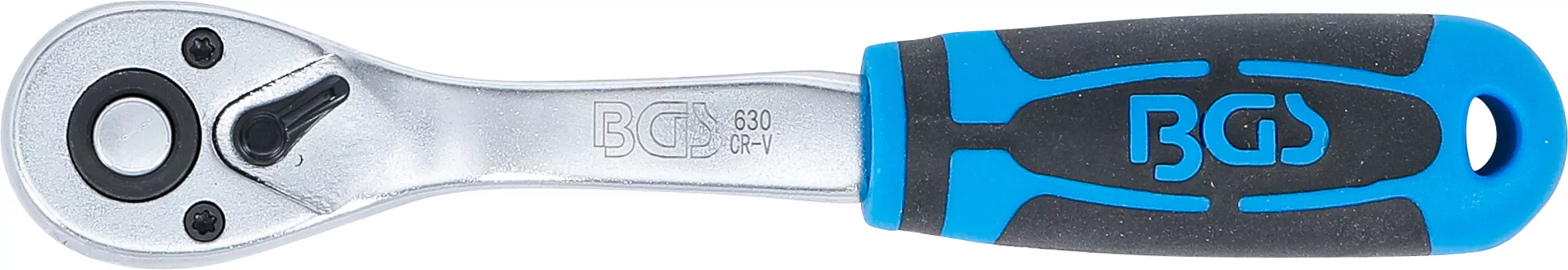 Umschaltknarre | feinverzahnt | Abtrieb Außenvierkant 6,3 mm (1/4")