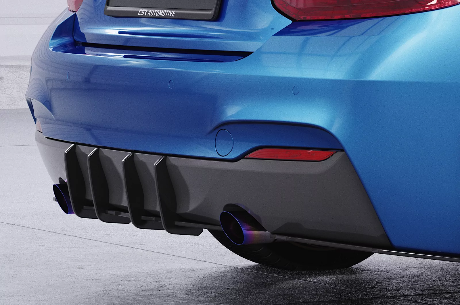 Racing Diffusor / Heckansatz für BMW 2er F22/F23 M-Paket HA320