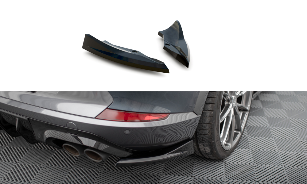 Heck Ansatz Flaps Diffusor V.3 Für Cupra Formentor VZ Mk1 / Mk1 Facelift Schwarz Hochglanz