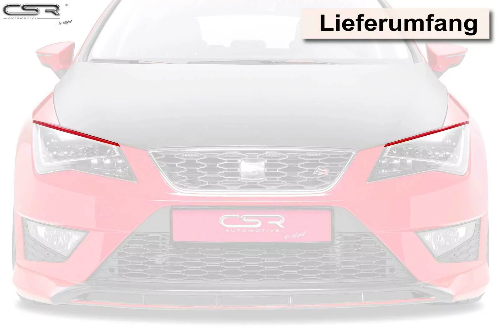 Scheinwerferblenden für Seat Leon 3 (Typ 5F) SB234