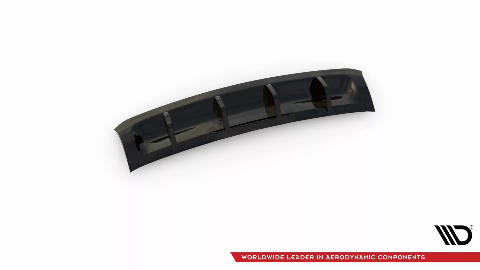 Diffusor Heck Ansatz Für Porsche Cayenne Mk2 Schwarz Hochglanz