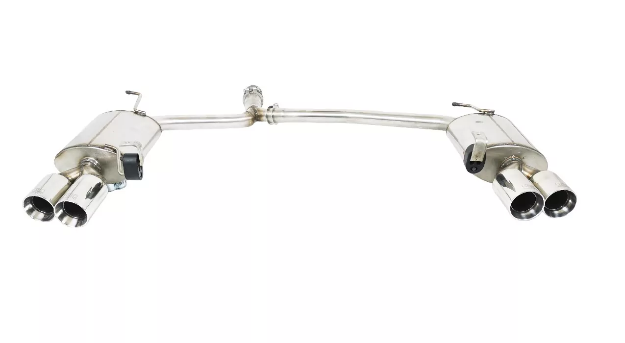 Ulter Sportauspuff für Audi A5  2008-2015 4 Duplex Endrohre rund Ø80