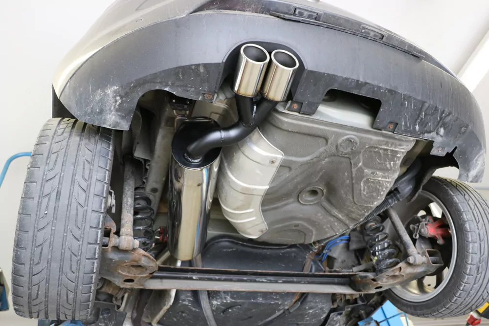 Fiat Bravo 198 für Modelle mit Stoßstangenausschnitt  Endschalldämpfer - 2x80 Typ 16